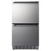 Front view of the Summit ADRD18 18-inch ADA 2-drawer all-refrigerator