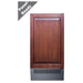 Summit BIM182OSIF 18-inch panel-ready outdoor clear icemaker, panel-ready door callout, shown with customer overlay panel