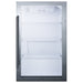 Summit SPR489OS 19-inch outdoor glass-door beverage cooler, glass door, front view