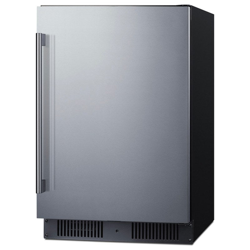 Summit SPR621OS 21-inch outdoor ADA all-refrigerator, angled view