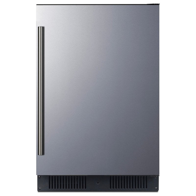 Summit SPR621OS 21-inch outdoor ADA all-refrigerator, stainless steel door, front view