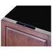 Summit ADFD2D24PNR 24-inch energy star ada panel ready 2 drawer all freezer, overlay panel drawer front closeup