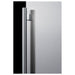 Summit AL55OSCSS 24-inch outdoor ADA all-refrigerator, stainless door handle closeup