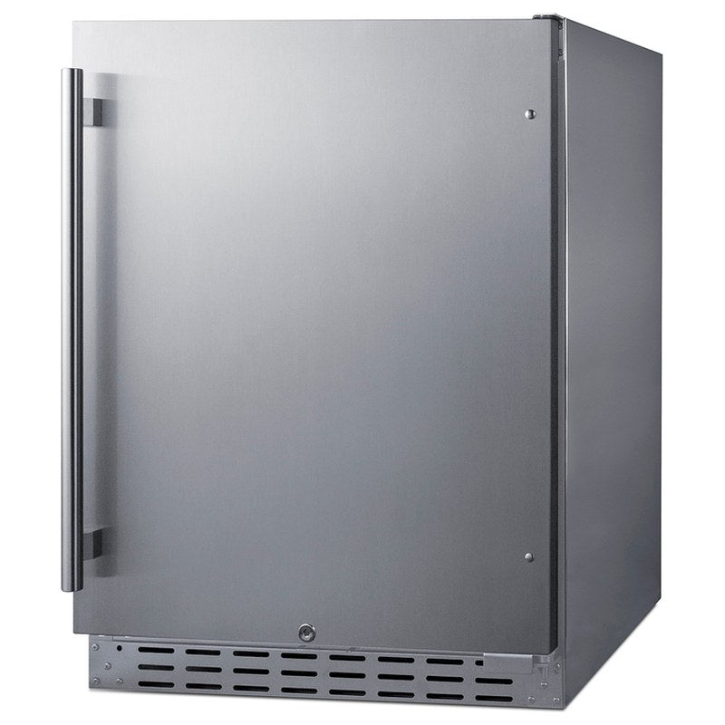 Summit AL55OSCSS 24-inch outdoor ADA all-refrigerator, angled view