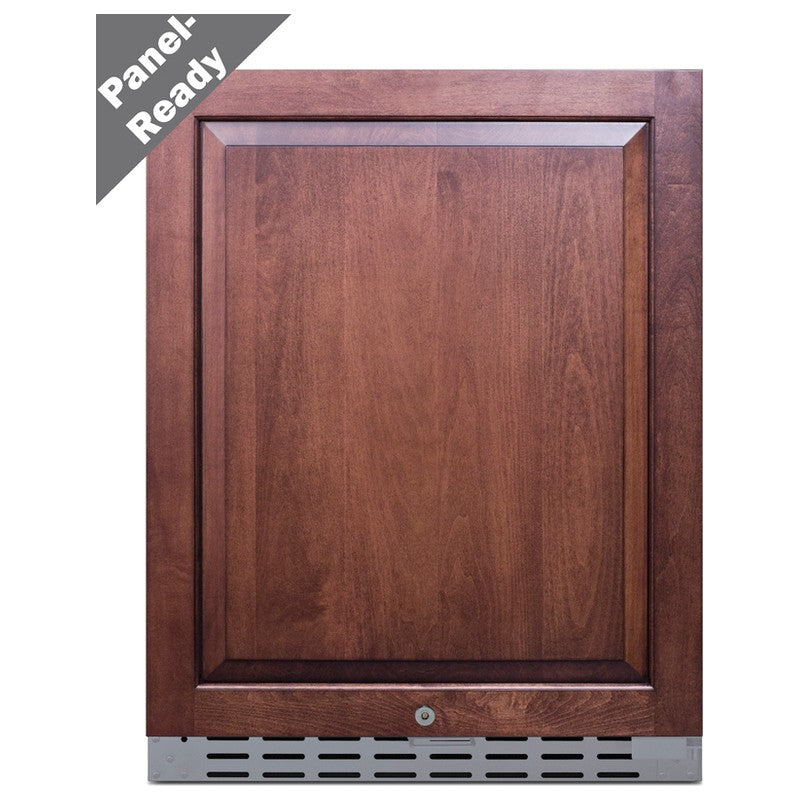 Summit AL55OSCSSIF 24-inch outdoor ADA panel-ready all-refrigerator, wood panel door with Panel-Ready badge