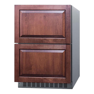 Summit with custom wood panels shown at an angle