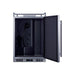 Summit SBC682NK 24-inch outdoor kegerator, door open showing empty interior