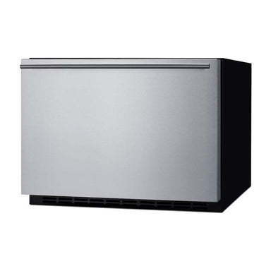 Summit SDR241OS outdoor drawer refrigerator angled to the right