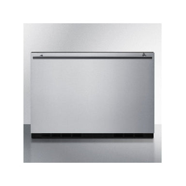 Front view of the Summit SDR241OS 24-inch outdoor drawer refrigerator