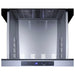Open top drawer of the Summit SP6DS3DOS showing the stainless interior and digital display