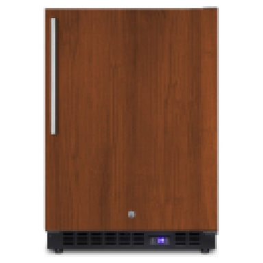 Summit SPFF51OSIF 24-inch outdoor panel ready all freezer, integrated frame door shown with custom panel, front view