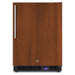 Summit SPFF51OSIF 24-inch outdoor panel ready all freezer, integrated frame door shown with custom panel, front view