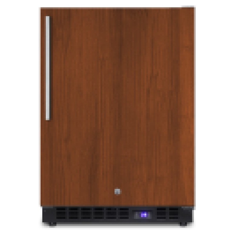Summit SPFF51OSIF 24-inch outdoor panel ready all freezer, integrated frame door shown with custom panel, front view