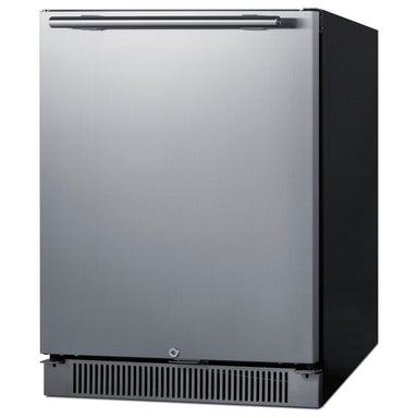 Summit SPR623OS 24-inch outdoor all-refrigerator, angled view