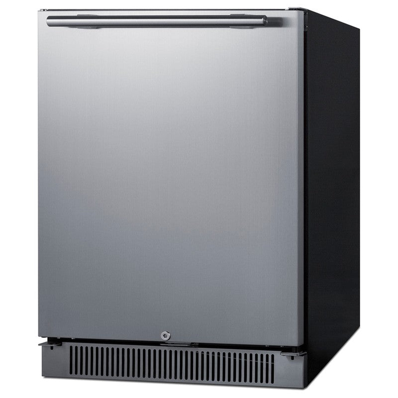 Summit SPR623OS 24-inch outdoor all-refrigerator, angled view