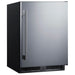 Summit SPR624OS 24-inch outdoor ADA all-refrigerator, angled view from right
