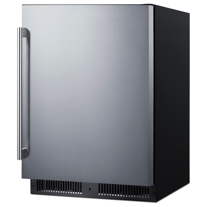 Summit SPR624OS 24-inch outdoor ADA all-refrigerator, angled view
