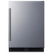 Summit SPR624OS 24-inch outdoor ADA all-refrigerator, stainless steel door, front view