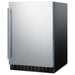 Summit SPR627OS 24-inch outdoor all-refrigerator, angled view