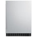 Summit SPR627OS 24-inch outdoor all-refrigerator, stainless steel door, front view