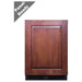 Summit SPR627OSPNR 24-inch outdoor panel-ready all-refrigerator, wood panel door with Panel-Ready badge