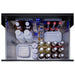 Top drawer of the Summit SPR275OS2DCSSADA loaded with bottles and beverages