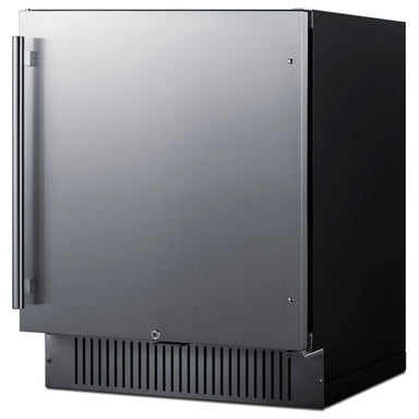 Summit SPR2700SS 27-inch outdoor all-refrigerator, angled view