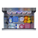 Overhead view of food storage inside the Summit SPR3032DADA refrigerator drawer