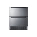 Front view of the Summit SPR275OS2DCSSADA 27-inch ADA 2-drawer all-refrigerator
