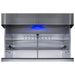 Open bottom drawer of the Summit SPR3032DCSSADA with divider rail and LED lamp