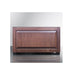 Summit SPHC30 installed in cabinetry with a custom wood overlay panel