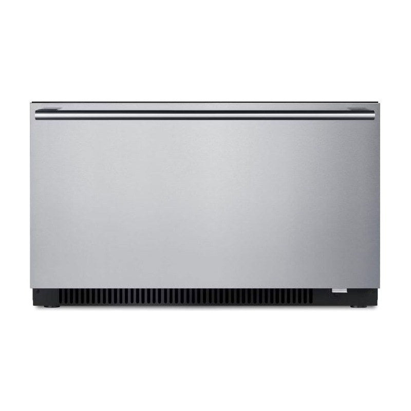 Front view of the Summit SPHC30 30-inch convertible drawer refrigerator and warming cabinet