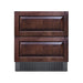 Summit SPR3032DPNRADA 30-inch panel-ready refrigerator with custom wood overlay panels, front view