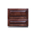 Summit SPR36332DPNR 36-inch panel-ready refrigerator with custom wood overlay panels, front view