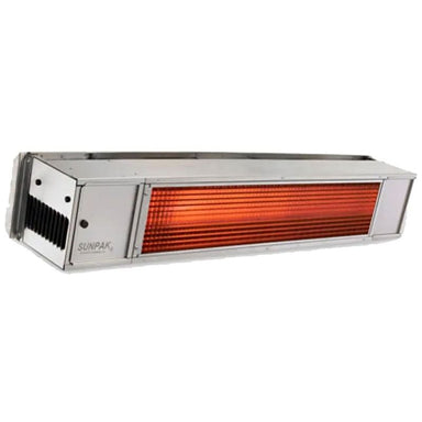 Sunpak 25000 Btu Gas Infrared Patio Heater Stainless Angle