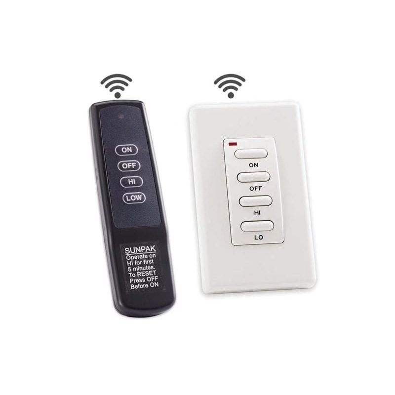Sunpak Tsr 34000 Btu Gas Two Stage Wireless Remote Black Remote