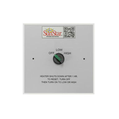 Sunstar 3 Position Switch Controller 60 Minute Timer Front