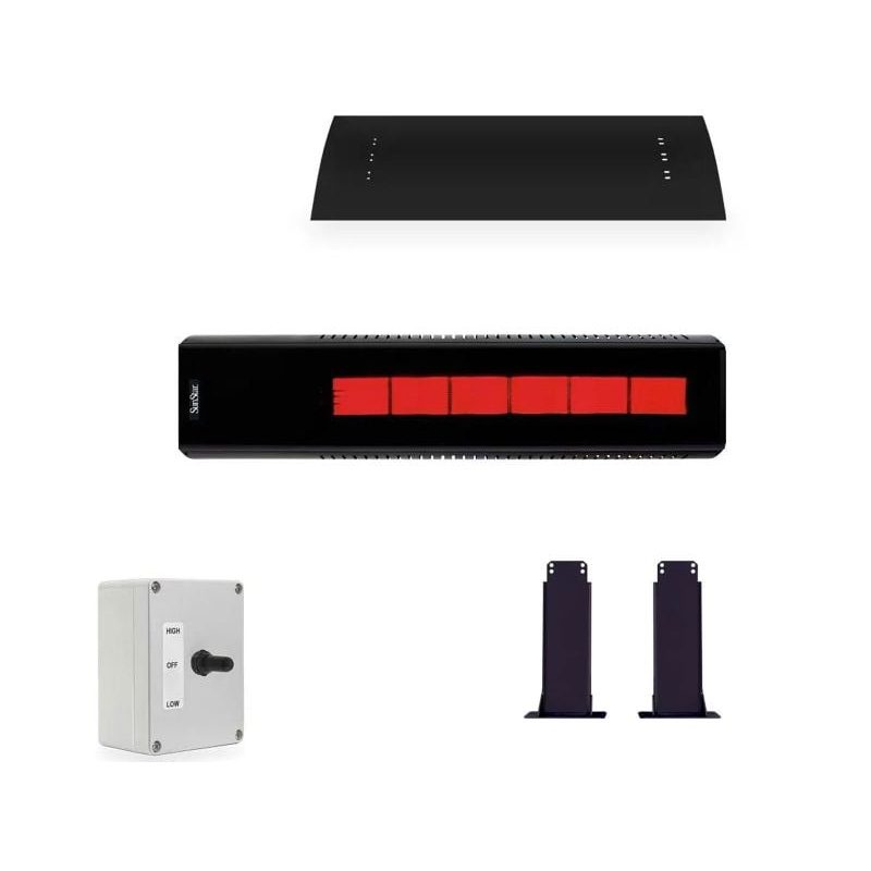 Sunstar 35000 Btu Gas Heater Switch Heat Shield Fixed Mount Front