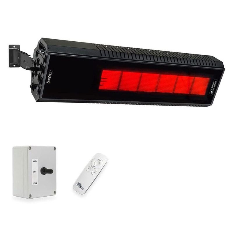 Sunstar 50000 Btu Gas Heater Switch Remote Adjustable Mount Front