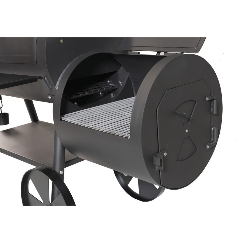 Sunterra FROS18 Frontier 18 Inch Offset BBQ Smoker | Firebox Detail