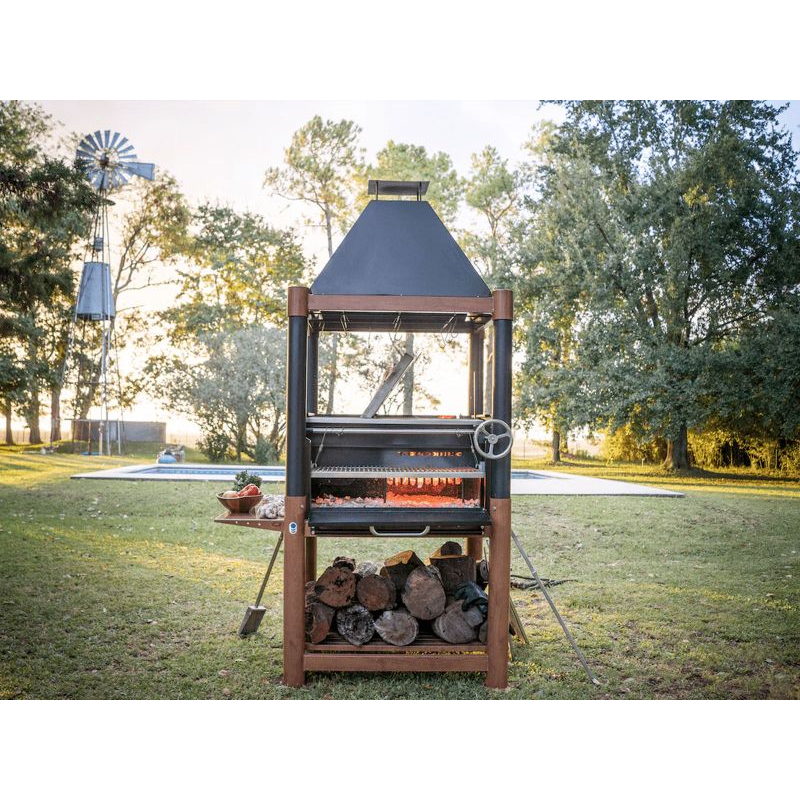 Tagwood BBQ02SI The Beast Argentine Gaucho Grill | Lifestyle Backyard Asado