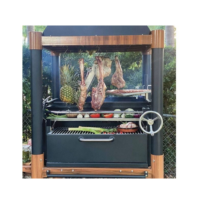 Tagwood BBQ02SI The Beast Argentine Gaucho Grill | Cooking Meat Over Wood Fire