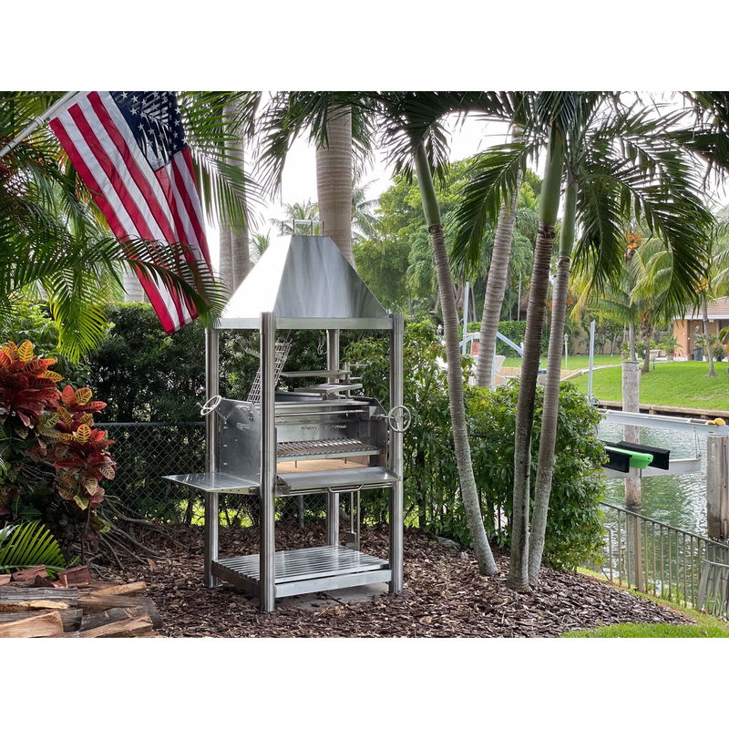 Tagwood BBQ02SS The Beast Silver Bullet Gaucho Grill | Lifestyle