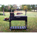 Tagwood BBQ03SI Argentine Santa Maria Wood Fire & Charcoal Gaucho Grill - Black Steel | View 12