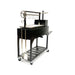 Tagwood BBQ03SI Argentine Santa Maria Wood Fire & Charcoal Gaucho Grill - Black Steel | View 9
