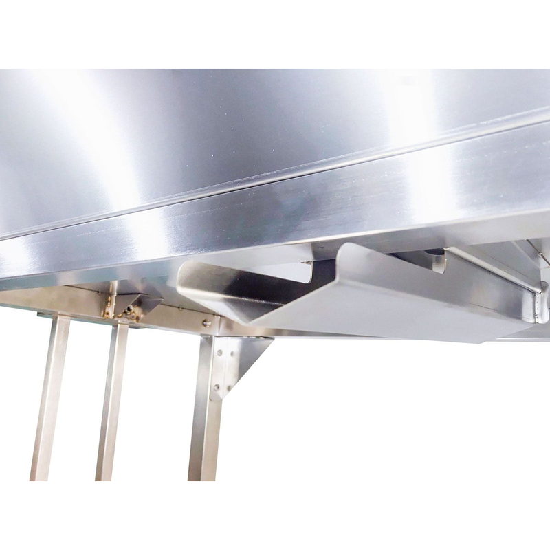 Tagwood BBQ03SS Argentine Santa Maria Wood Fire & Charcoal Gaucho Grill - 304 Stainless Steel | View 7
