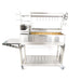 Tagwood BBQ03SS Argentine Santa Maria Wood Fire & Charcoal Gaucho Grill - 304 Stainless Steel | View 2