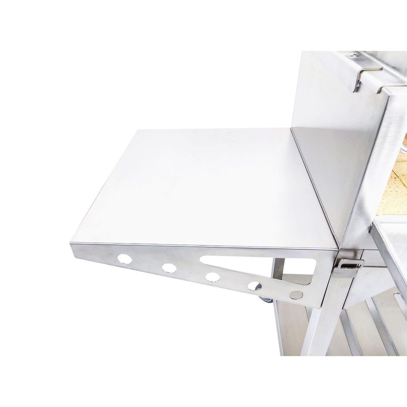 Tagwood BBQ03SS Argentine Santa Maria Wood Fire & Charcoal Gaucho Grill - 304 Stainless Steel | View 9