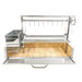 Tagwood BBQ05SS Built-In Santa Maria Grill | Front View With Brasero