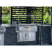Tagwood BBQ05SS Built-In Santa Maria Grill | Installed In Stone Outdoor Kitchen
